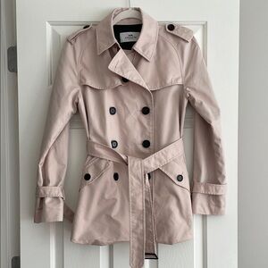 Coach Women's Light Pink Trench Coat
